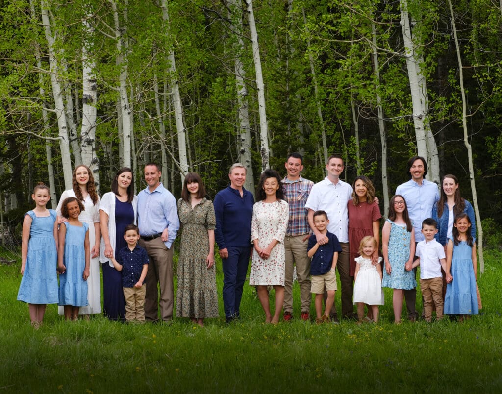 Beautifully taken family photos for a Kaysville, UT client.